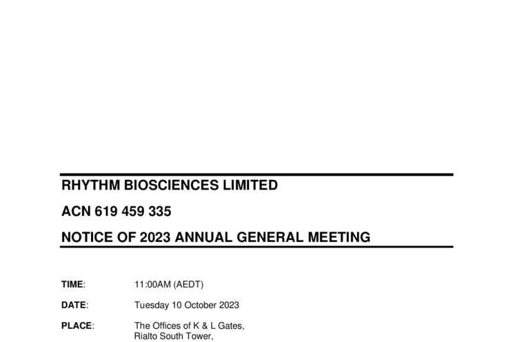 01-Sep-2023 AGM Nominations & Proxy Form Cover Page