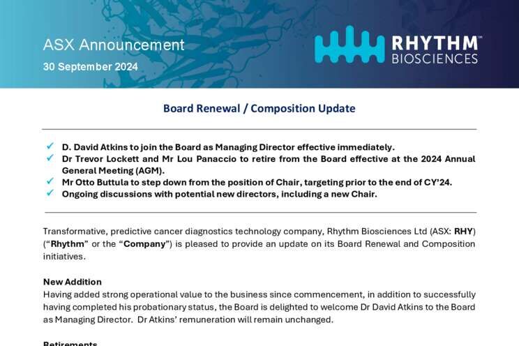 30-Sep-2024 - Board Renewal - Composition Update Cover Page