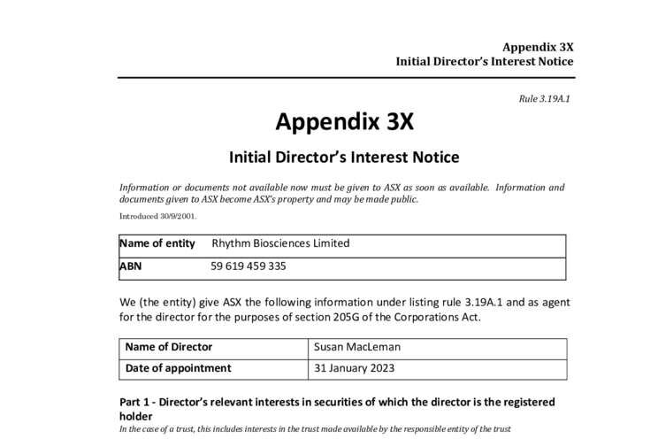 9-Feb-2023 Initial Director's Interest Notice Cover Page