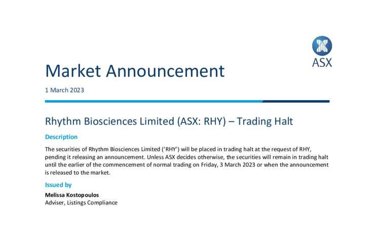 01-Mar-2023 Trading Halt Cover Page