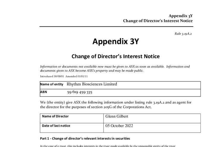 9-Jan-2023 Change of Directors Interest Notice x 4 Cover Page