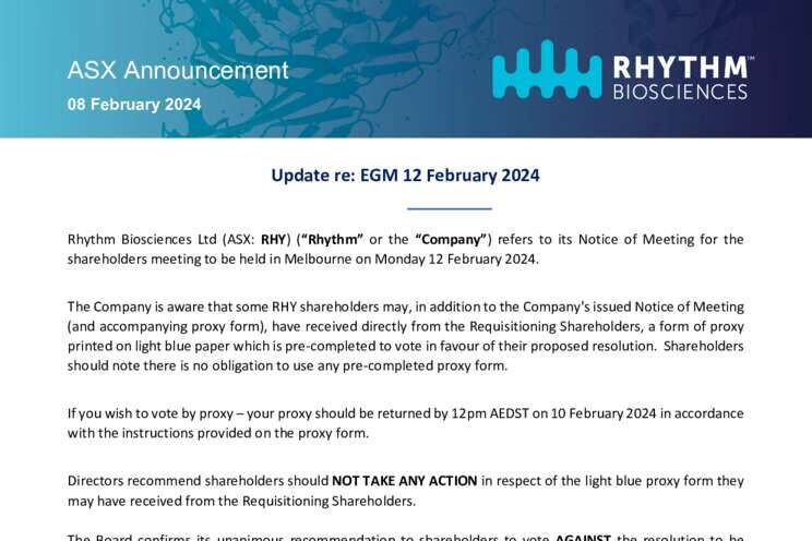 8-Feb-2024 - Update re EGM 12 February 2024 Cover Page